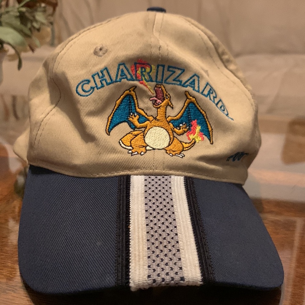 Vintage Charizard Pokémon Hat Embroidered baseball Cap Nintendo Head Start 90s